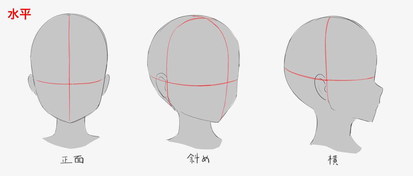 スタッフコラム フカン アオリ 斜め 初心者の方必見 顔の角度を描き分けるコツ教えちゃいます At Strix